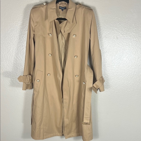 Generation Love Danielle Trench Coat in Taupe - Picture 5 of 12
